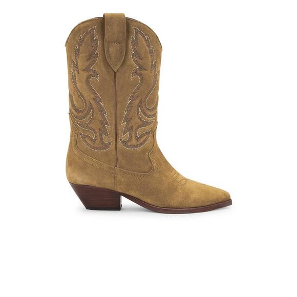 Isabel Marant Duerto Embroidered Cowboy Boots in Sepia 39 - Picture 2 of 5